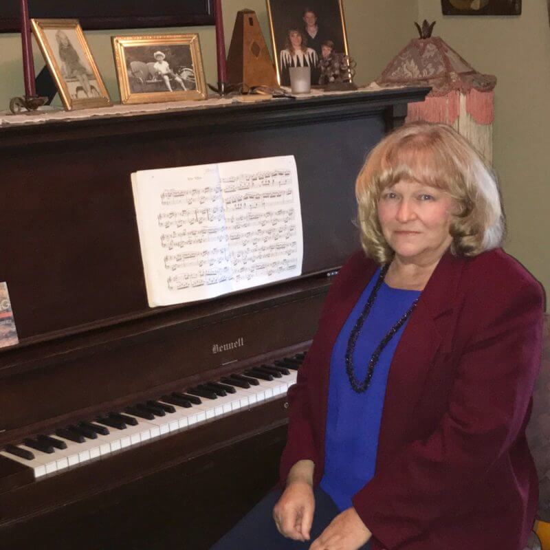 Lois Campbell at Piano